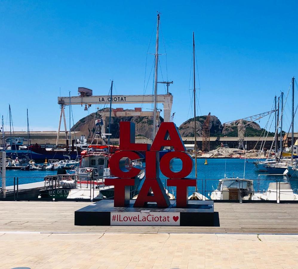 Duplex La Ciotat - Superbe 85 M2 - 6 Pers - 3 Chambres - Climatisation - Vue Mer Et Proche Du Vieux Port La Ciotat Exteriér fotografie